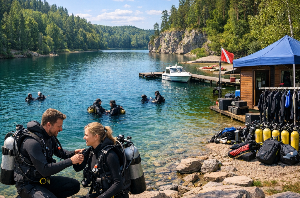 Szkoła nurkowania w Podlaskie na Suwalszczyźnie – sprawdź ofertę JagnaBlue