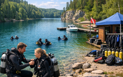 Szkoła nurkowania w Podlaskie na Suwalszczyźnie – sprawdź ofertę JagnaBlue