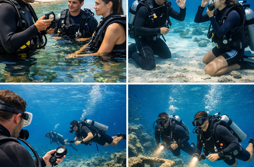 Kursy nurkowania krok po kroku – co obejmuje szkolenie w JagnaBlue